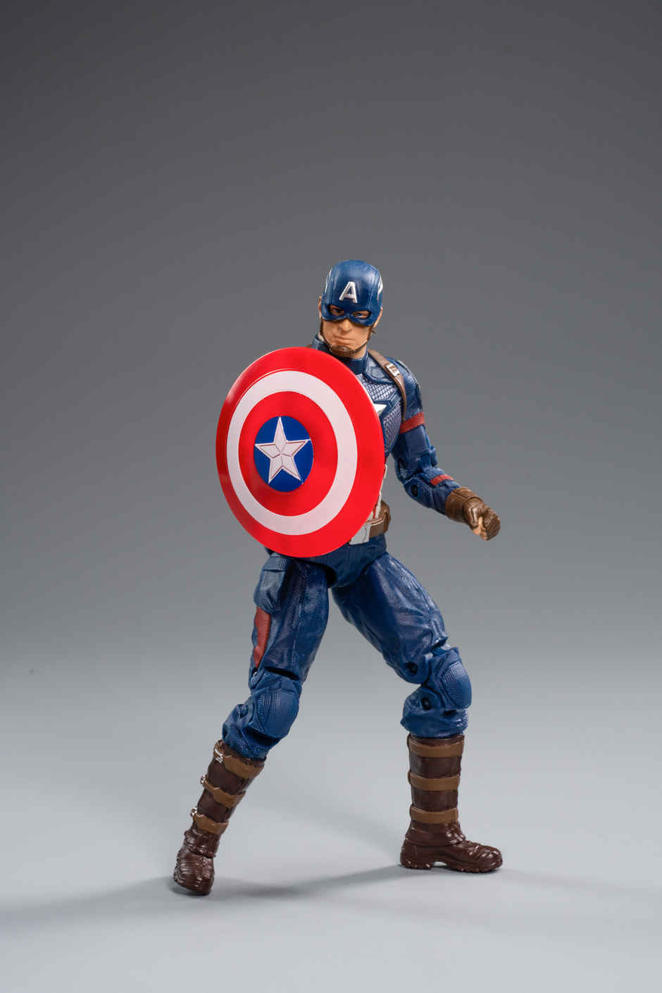 Captain America Superhero Action Figure Premium Build for Kids & Collectors - 7 inch