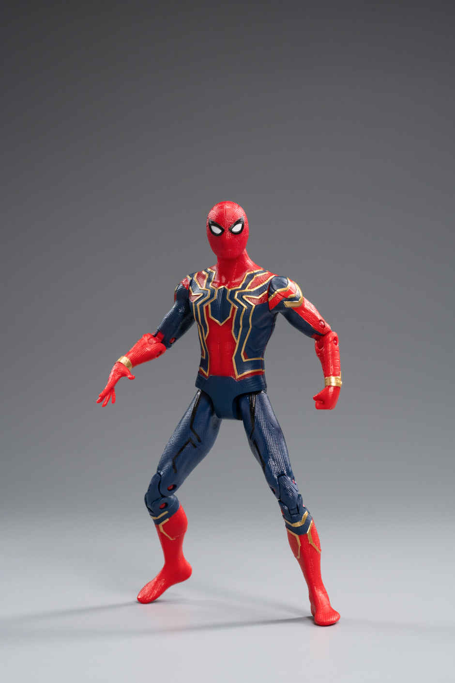 Striders Licensed Marvel Iron Spiderman Action Figure Toy | 7 inch