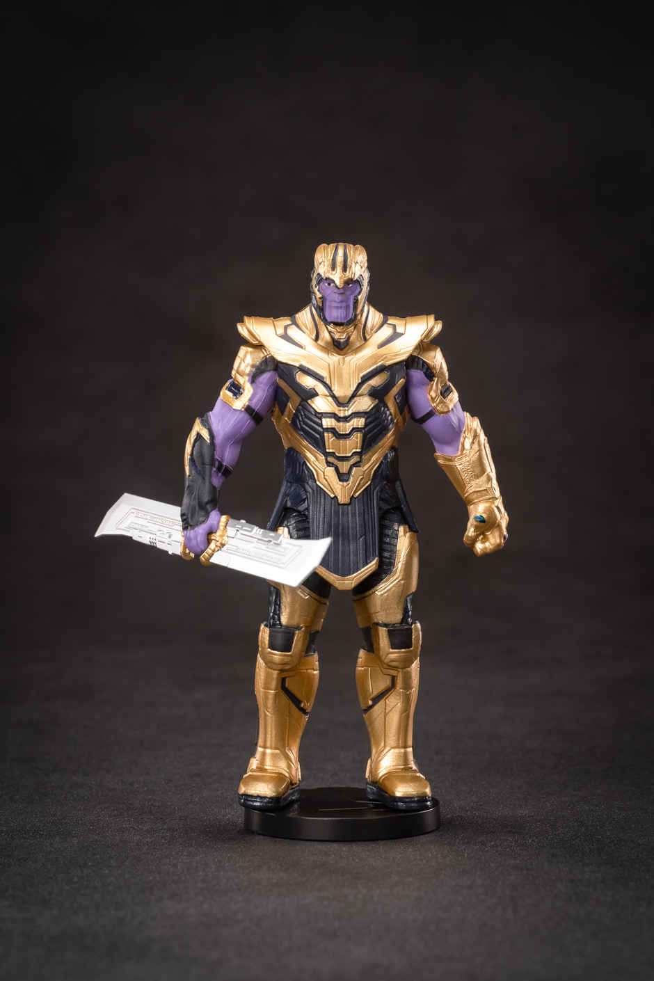 Striders Marvel Thanos Mini Action Figure Premium Quality Supervillain Toy for Boys & Girls - 4 inch