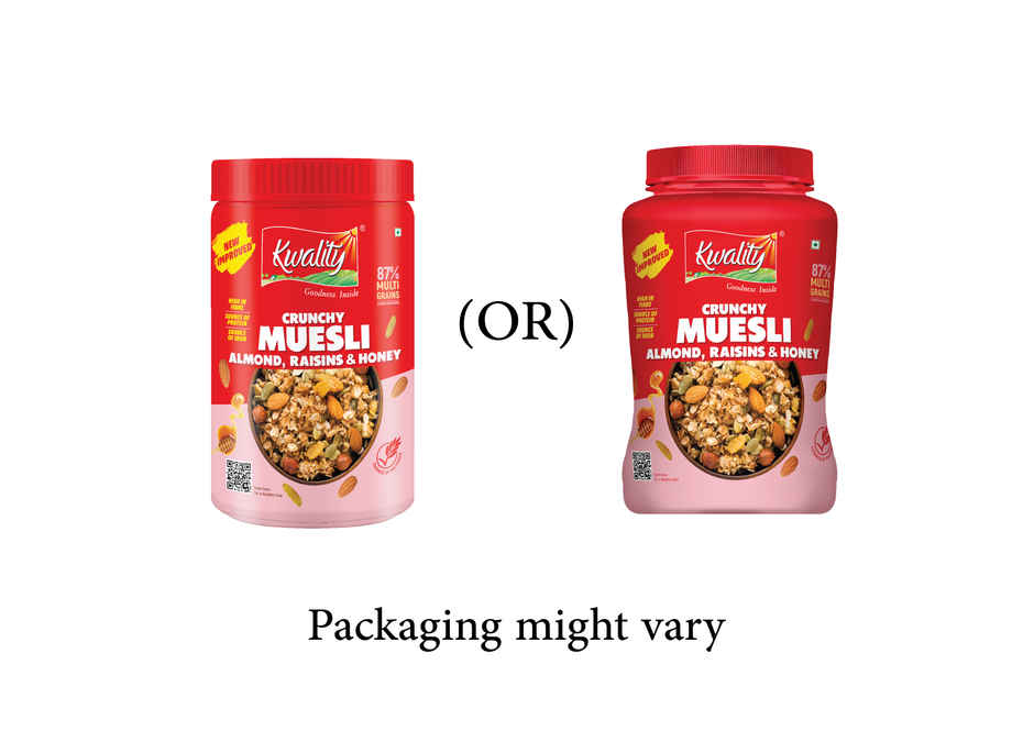 Kwality Muesli Crunchy Almond Raisins And Honey