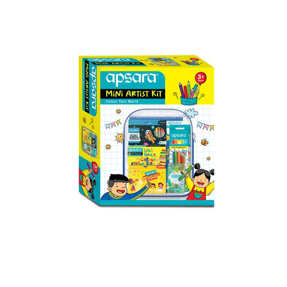 Apsara Mini Artist Kit | Non-Toxic & Child safe | Attractively Packaged