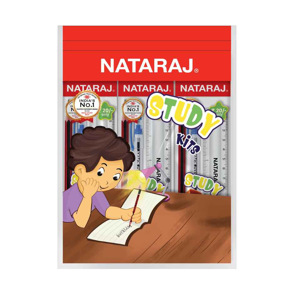Nataraj Study Kit | Pack of 10 | Kanjak Gift Set | Kids Gifting Set | Fun Children's Gift | Return Gift for Kids