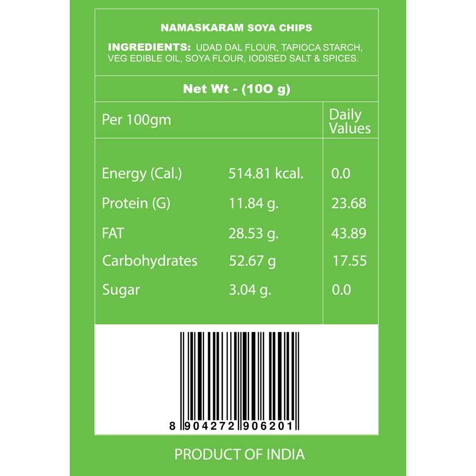 Namaskaram Soya Chips | Crunchy Snack