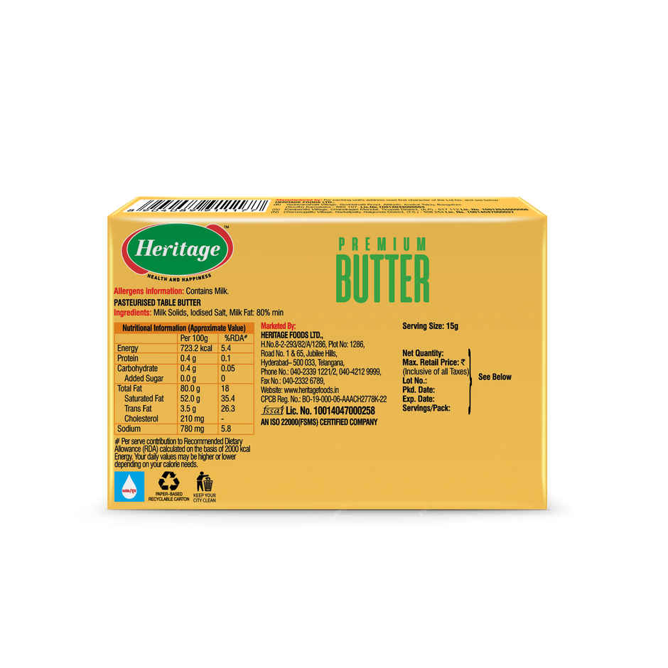 Heritage Table Butter
