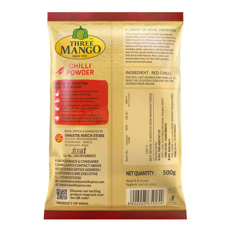 Three Mango Mirch Powder