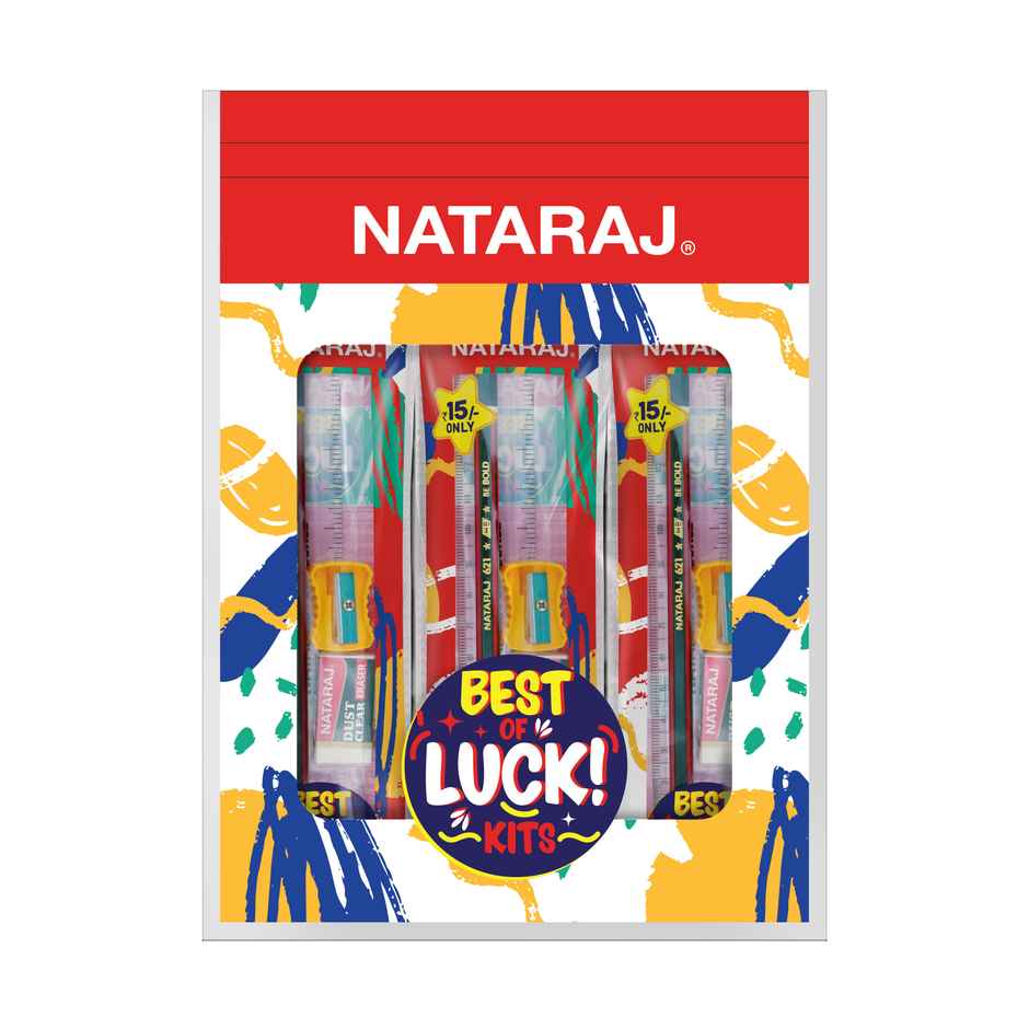 Nataraj Best of luck Kit | Pack of 10 | Kanjak Gift Set | Kids Gifting Set | Fun Children's Gift | Return Gift for Kids