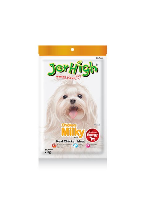 Jerhigh Milky Stick Young Adult Dog Food Real Chicken Meat