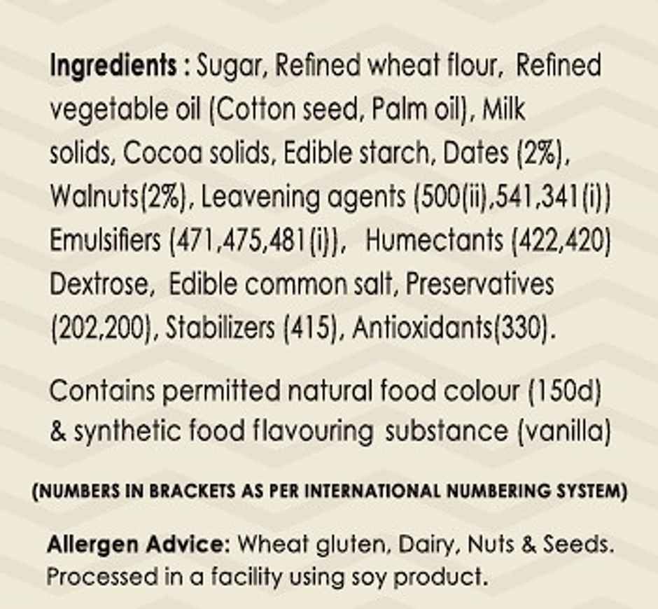 Cake Tale Barcake Date & Walnut