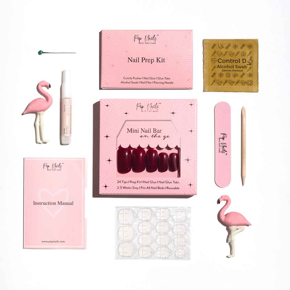 Pep Nails Merlot | Mini Nail Bar