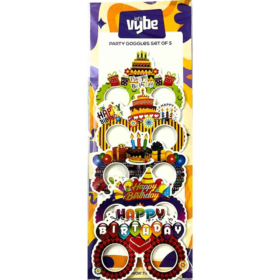 Birthday Party Goggles | Let's Vybe