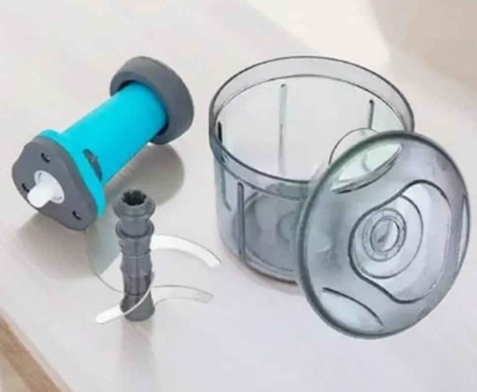 YELLOCUT Push Chopper | Light Blue