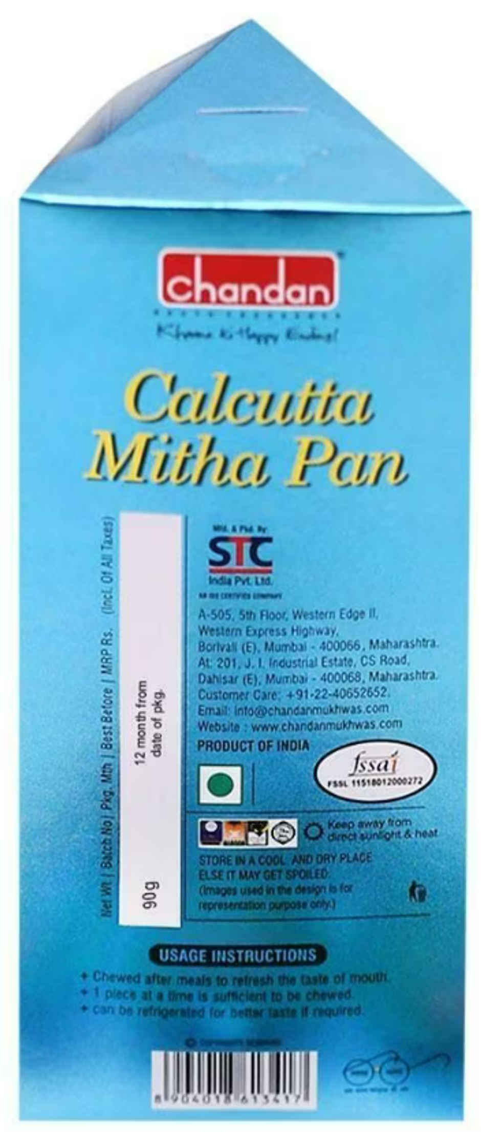 Chandan Calcutta Mitha Paan Tower