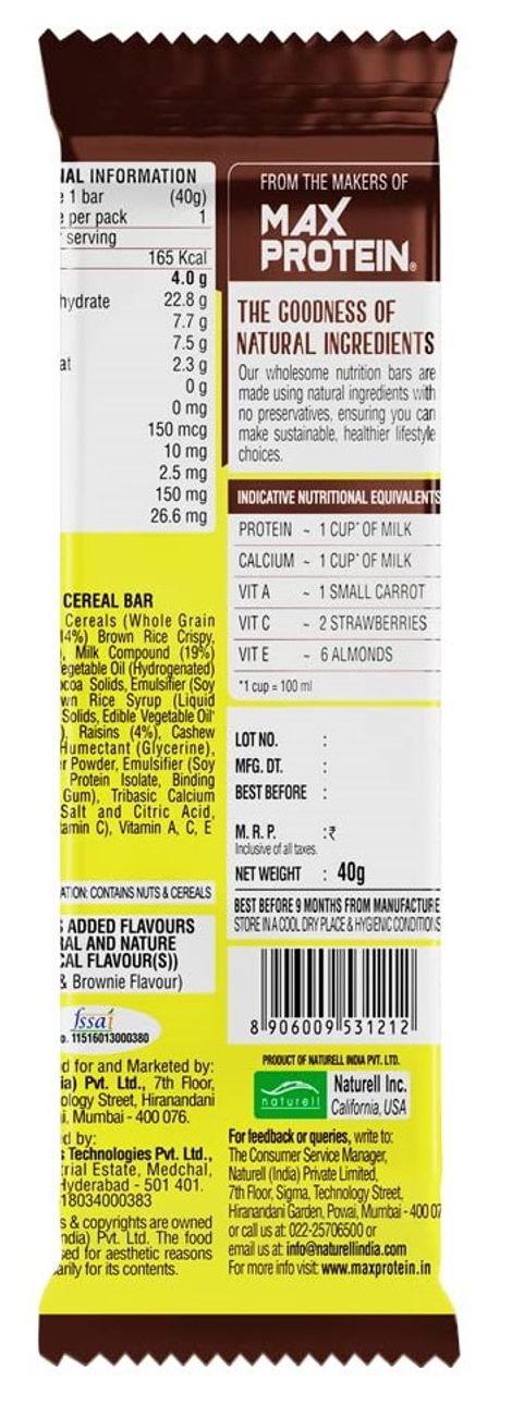 RiteBite Choco Delight 4g Protein Energy Bar