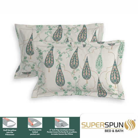 Superspun 144 Tc-100% Cotton-Vodre- Dbl- 224 x 254- D:23108 - Assorted