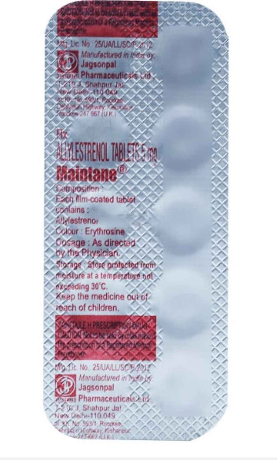Maintane Tablet