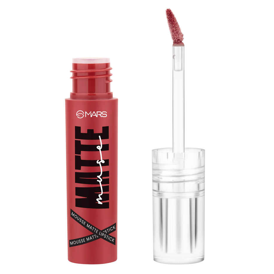 MARS Cosmetics Matte Muse Mousse Lipstick | 3 ml | 08-BOSS GIRL with Doe-Foot Applicator