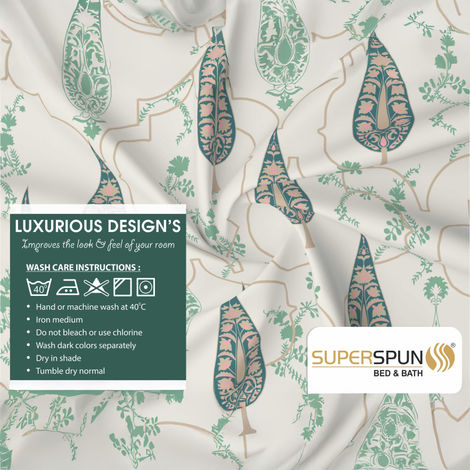 Superspun 144 Tc-100% Cotton-Vodre- Dbl- 224 x 254- D:23108 - Assorted