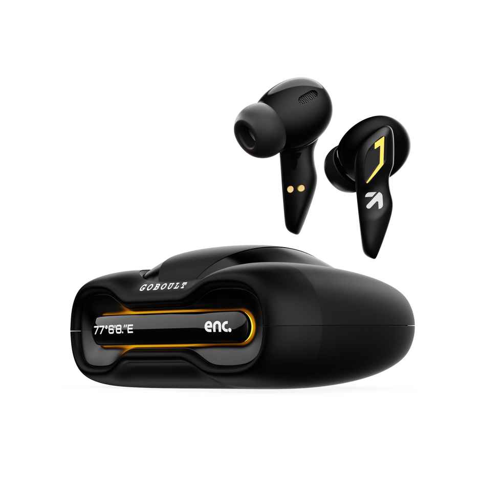 GOBOULT Astra with Quad Mic ENC, 48Hrs Battery, |Smoky Metal, True Wireless