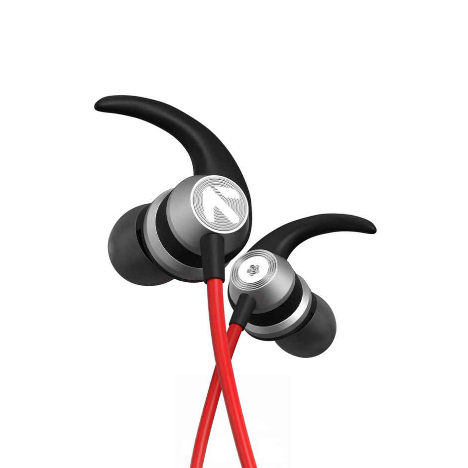 GOBOULT BassBuds X1 in-Ear Wired Earphones with 10mm Extra Bass Driver |Red