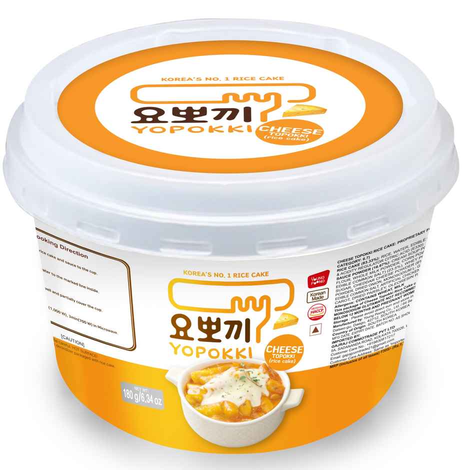 Yopokki Cheese Topokki Rice Cake Bowl