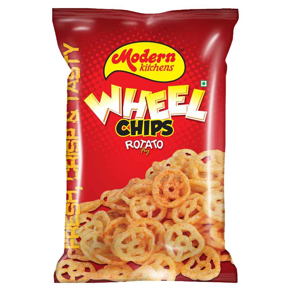 Modern Kitchens Wheel Chips | Crispy Fryums Snack