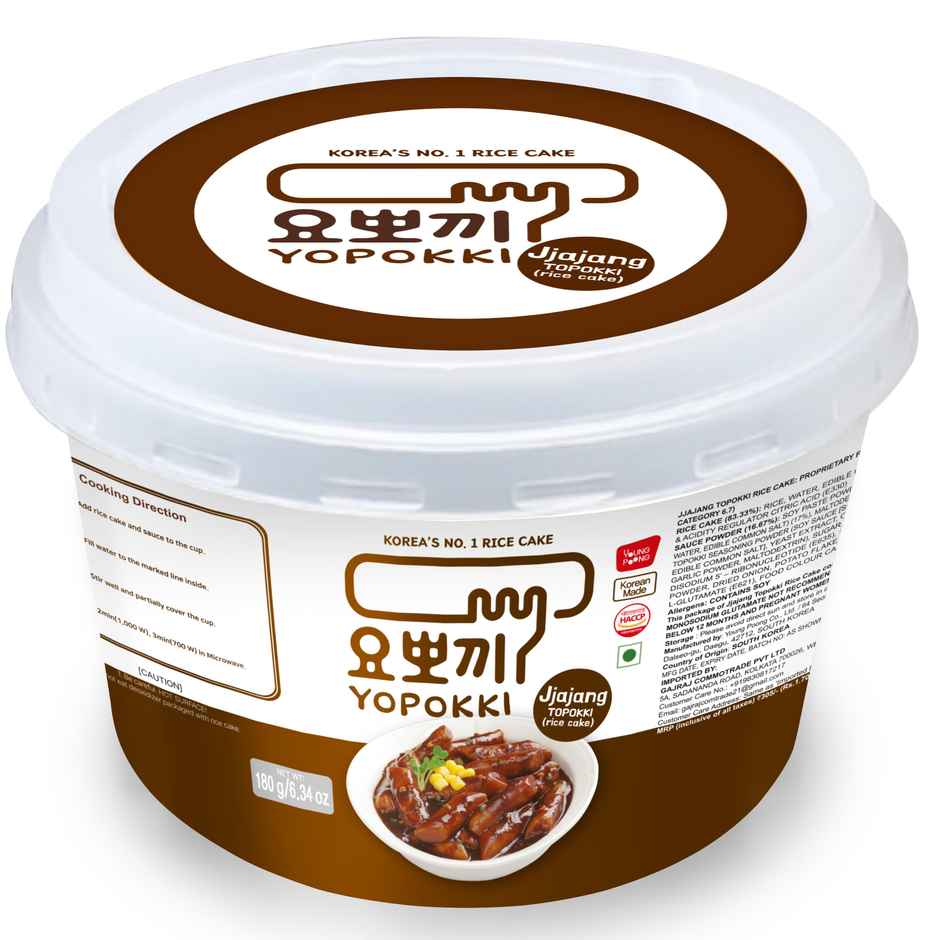 Yopokki Jjajang Topokki Rice Cake Bowl