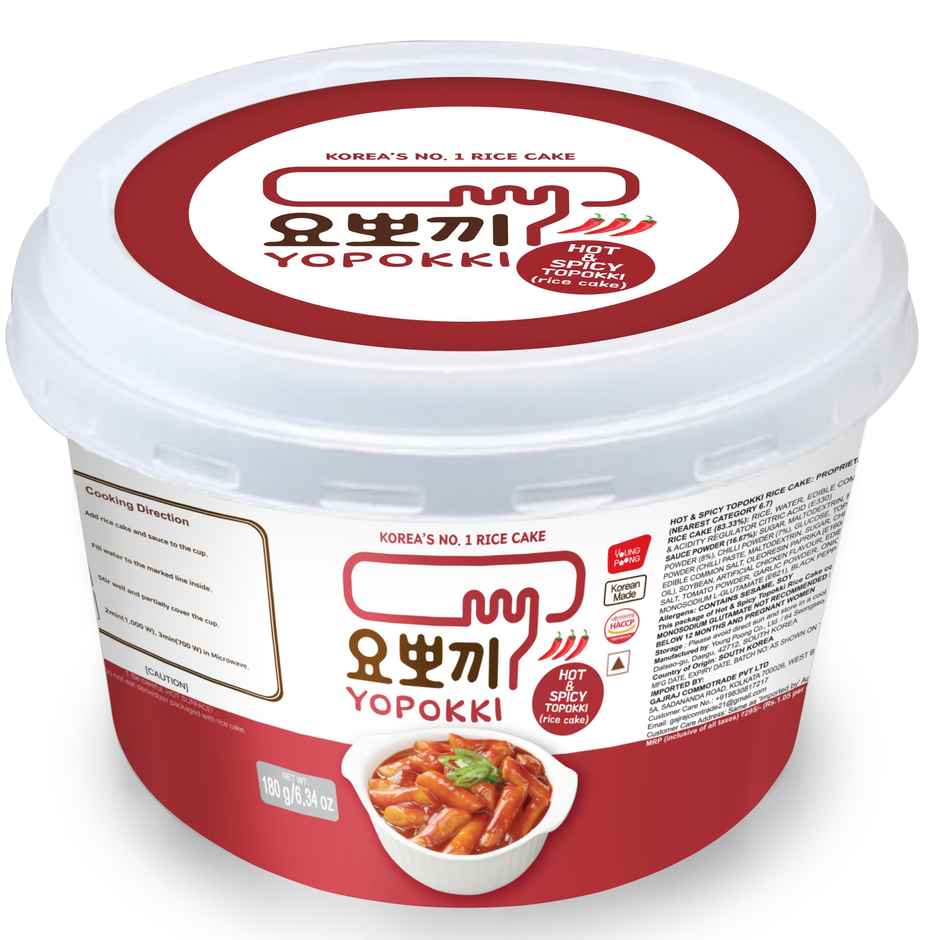 Yopokki Hot and Spicy Topokki Rice Cake Bowl