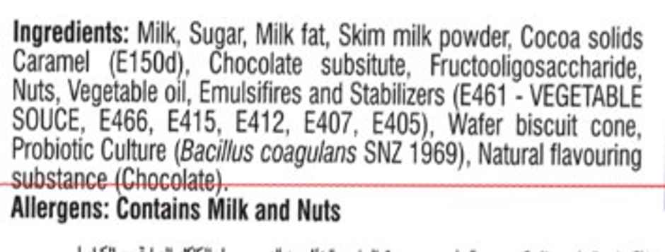 Mercelys Ice Cream Merrycone Chocolate