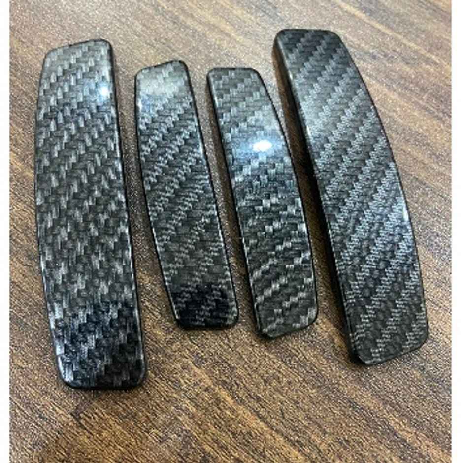 TiyuTrendzz The Crown Car Door Edge Guard - 4 Pcs (Glossy), Bumper Protector | Black