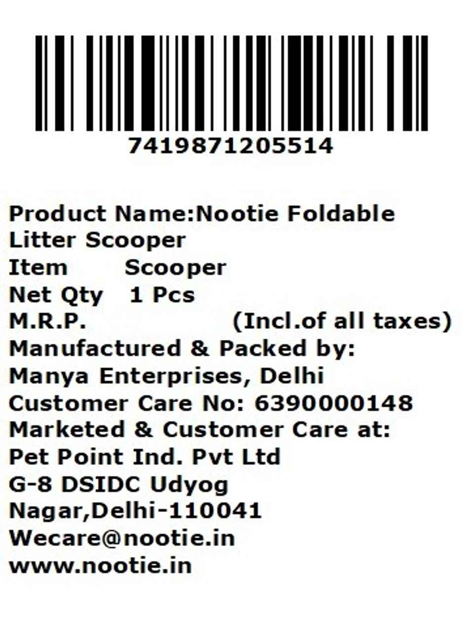 Nootie Foldable Litter scooper