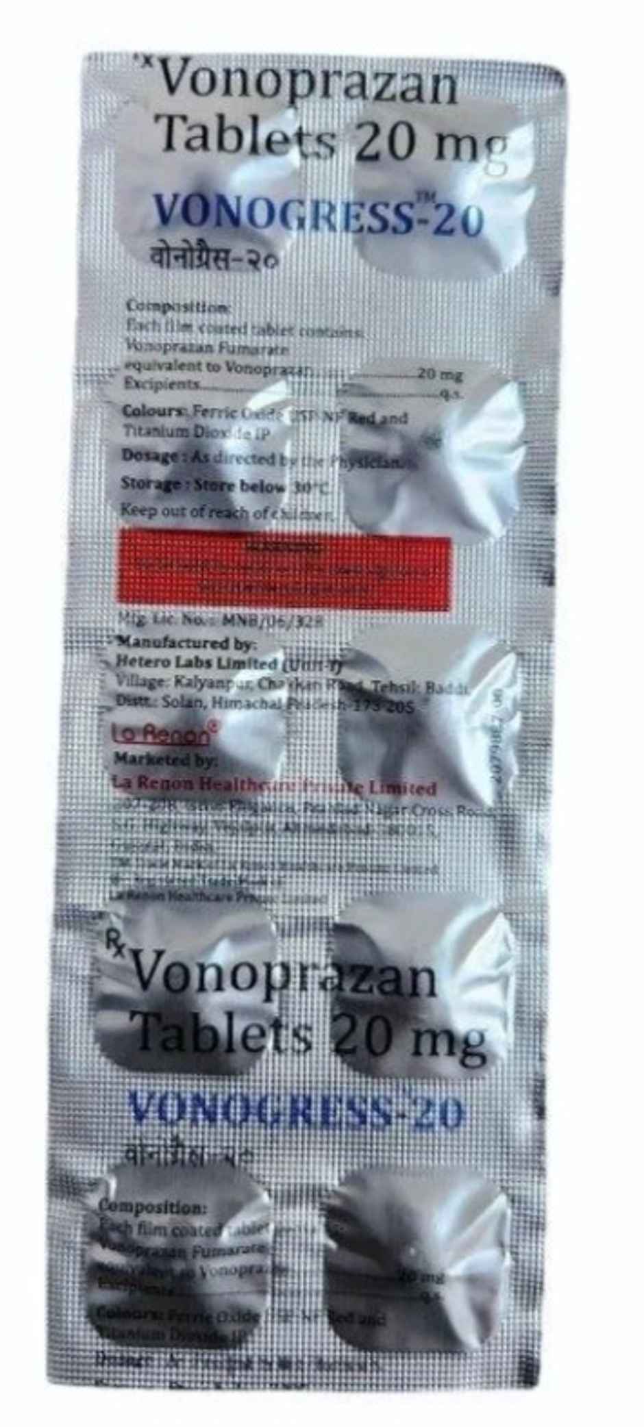 Vonogress-20 Tablet