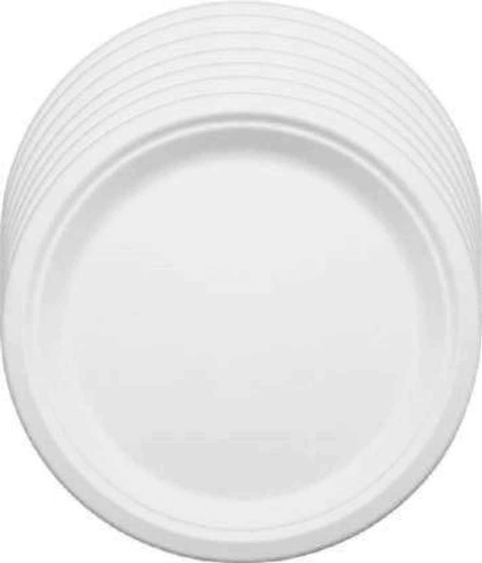 Bio-Degradable Bagasse Plates | 25 cm | Vinay Trading