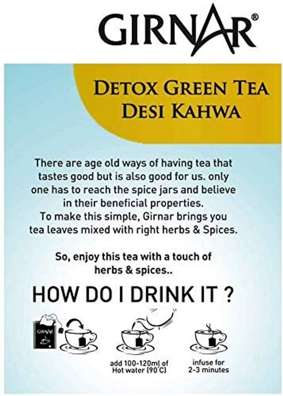 Girnar Desi Kahwa Detox Green Tea