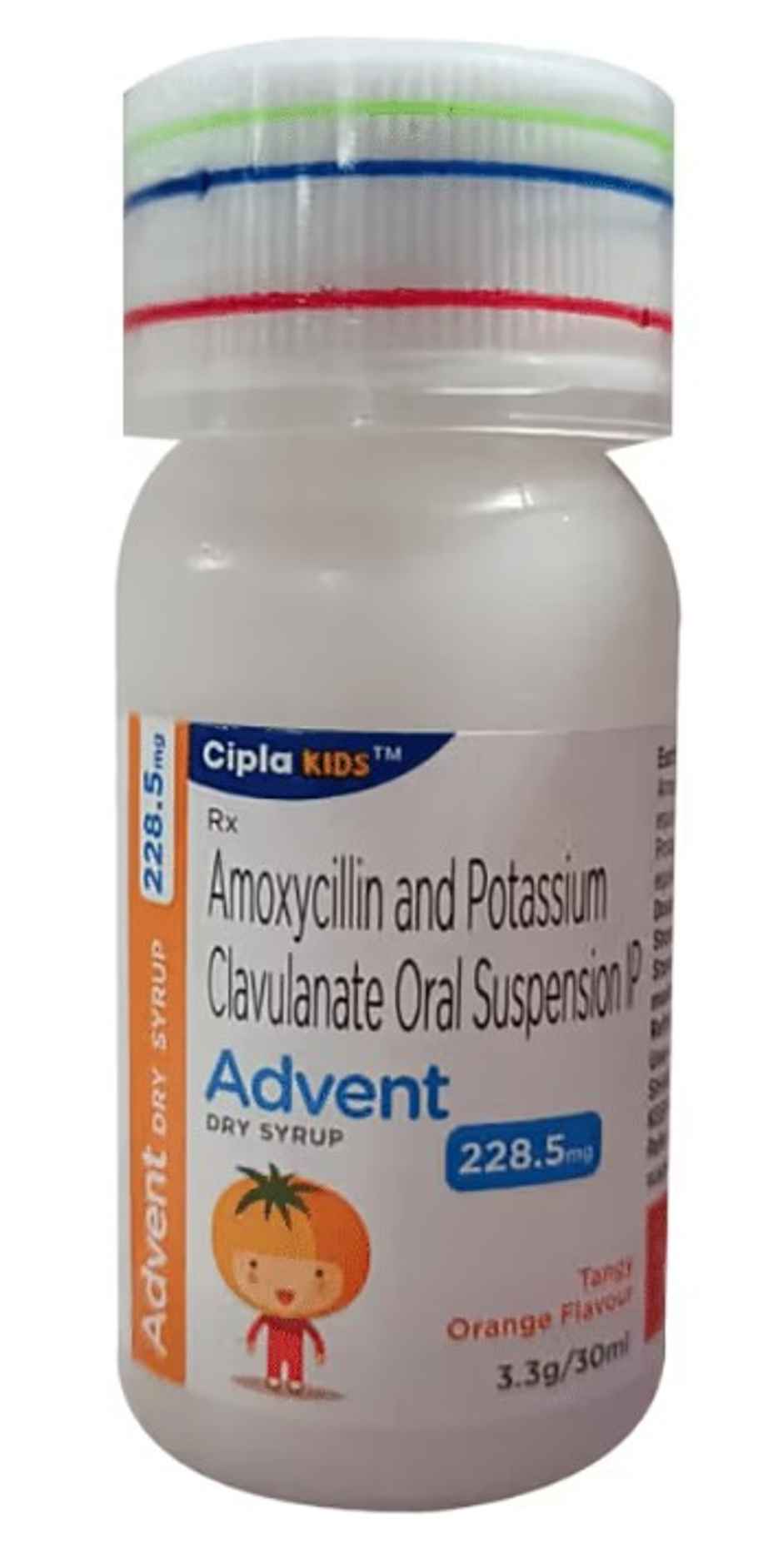 Advent 228.5mg Tangy Orange Flavour Dry Syrup