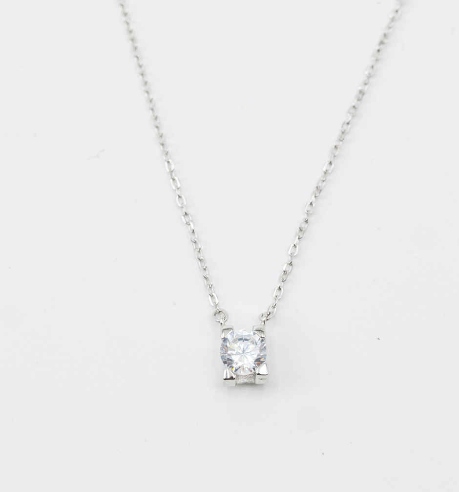 Silverfiire Sterling Silver 16Inch Dazzel Necklace