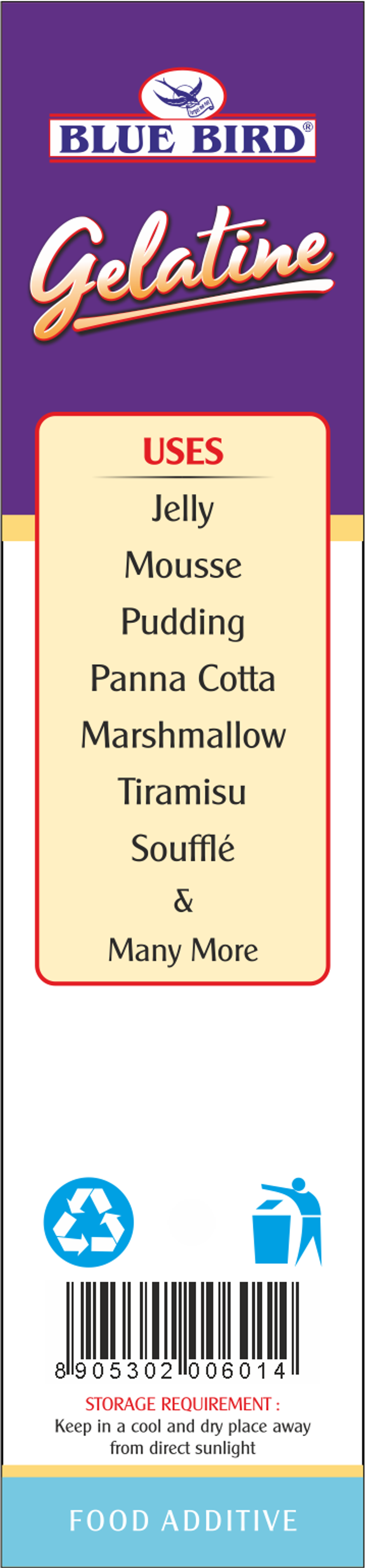 Blue Bird Gelatine | Dessert Preparation Ingredient