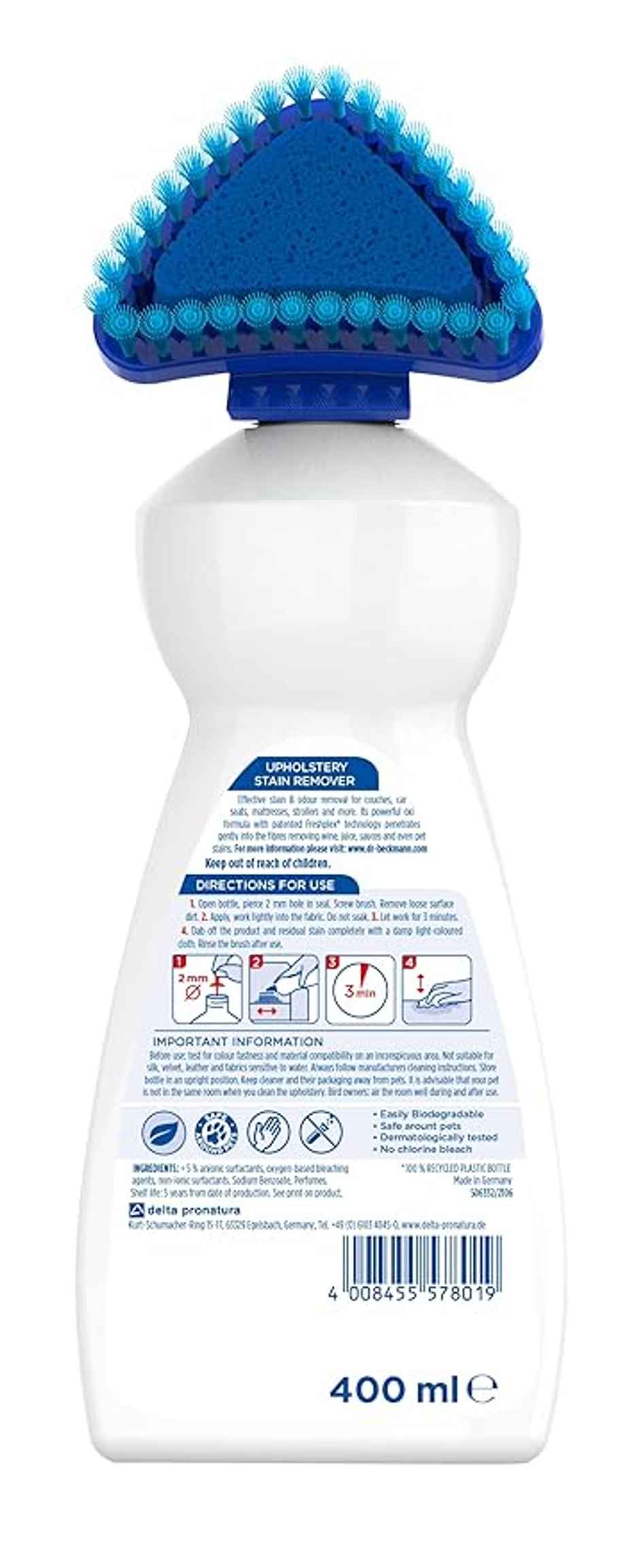 Dr. Beckmann Upholstery Stain Remover Liquid | Removes Stubborn Stains And Odours