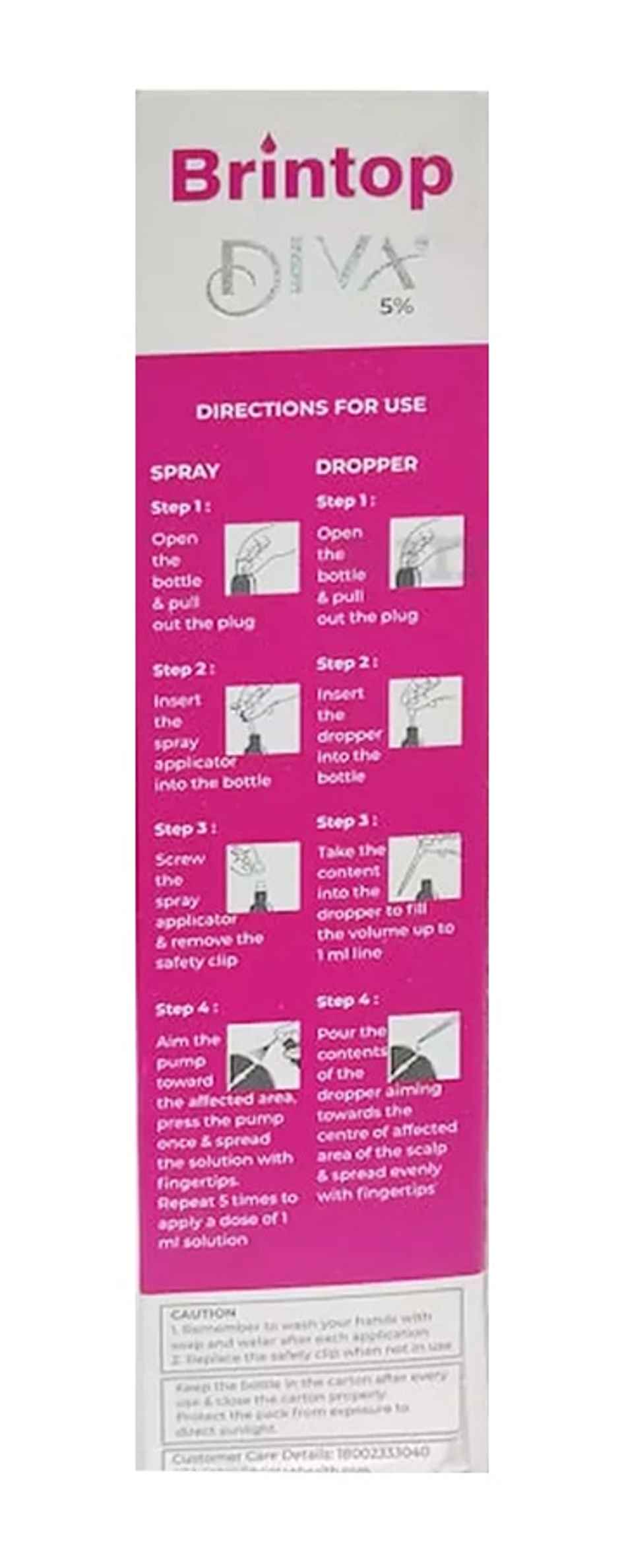 Brintop Diva 5% Topical Solution