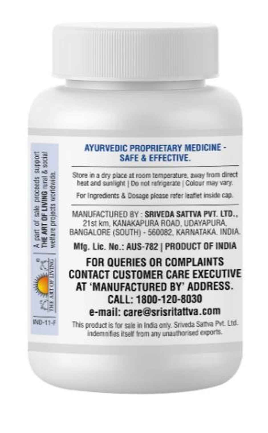 Sri Sri Tattva Deva Vati 500mg Tablet