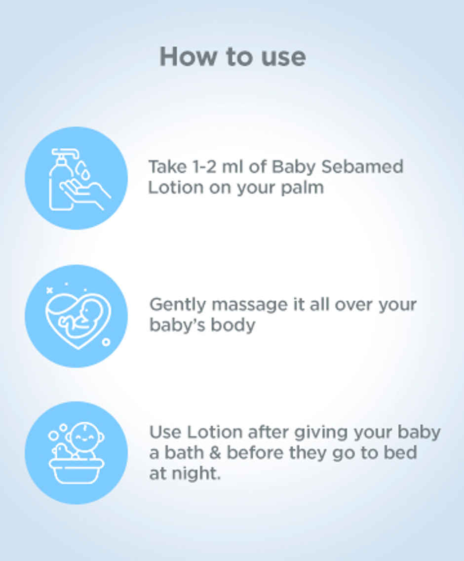 Baby Sebamed Body Lotion | pH 5.5 | Long lasting moisturiser | Quickly absorbed