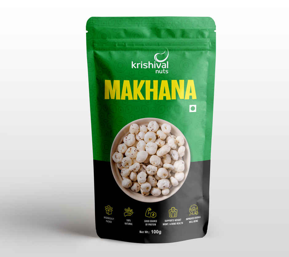 Krishival Nuts Plain Makhana