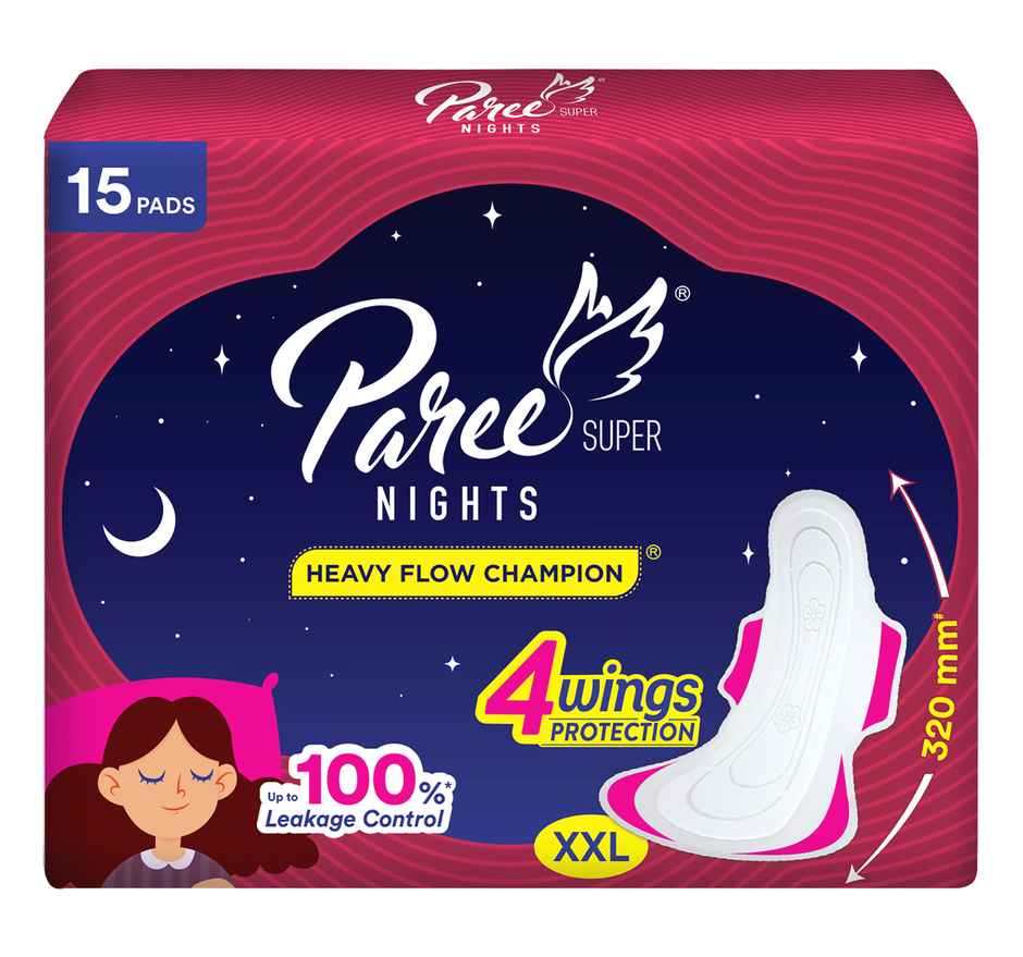 Paree Super Nights Sanitary Pad | XXL