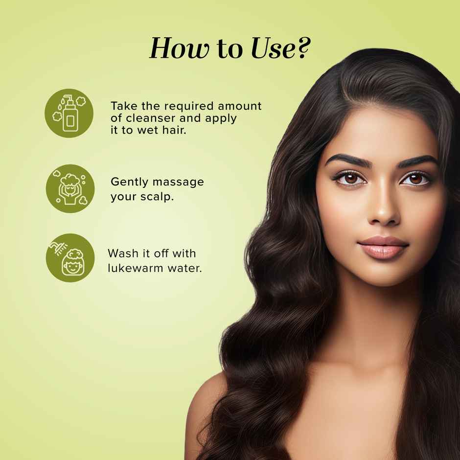 Khadi Natural Amla And Bhringraj Hair Cleanser | Anti-dandruff Shampoo | SLS And Paraben Free