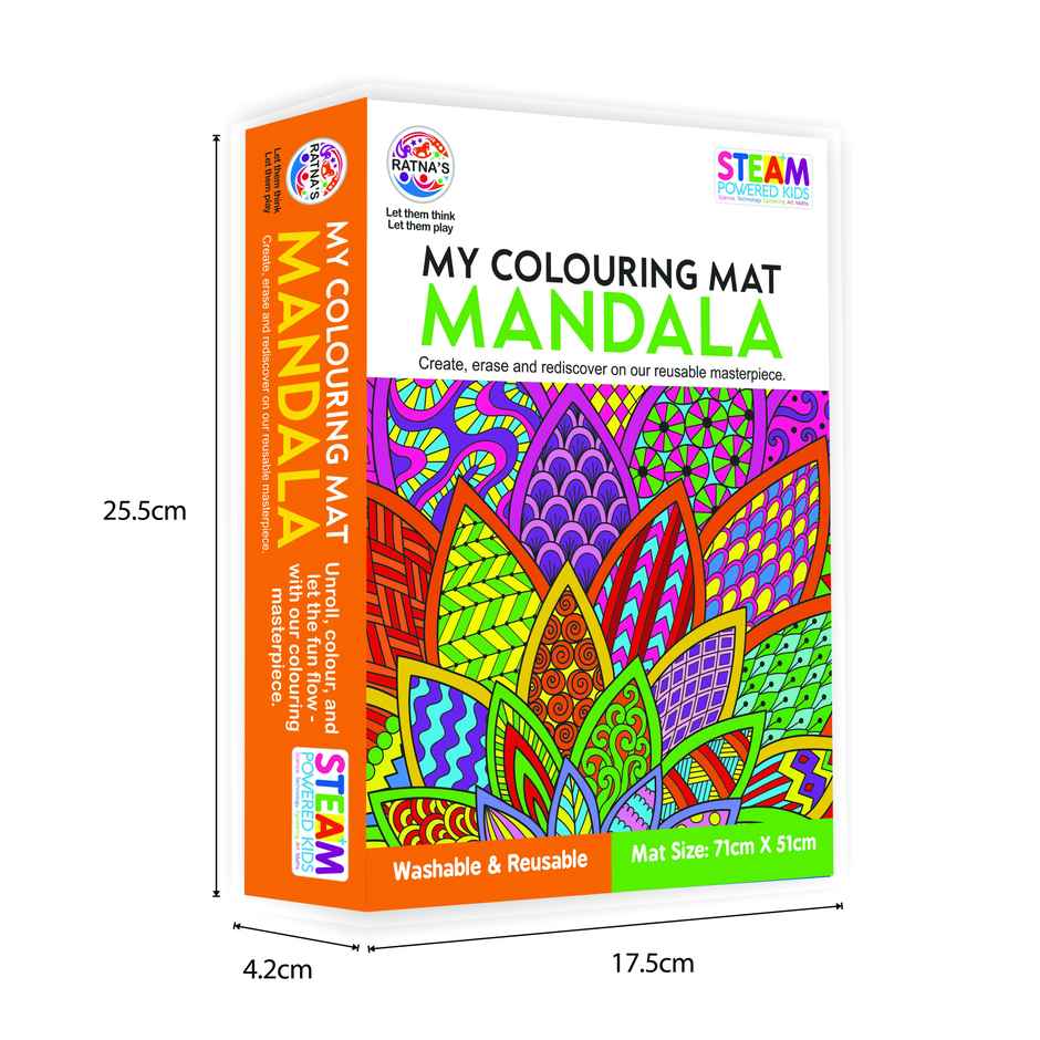 Ratna's My Colouring Mat Mandala | Assorted