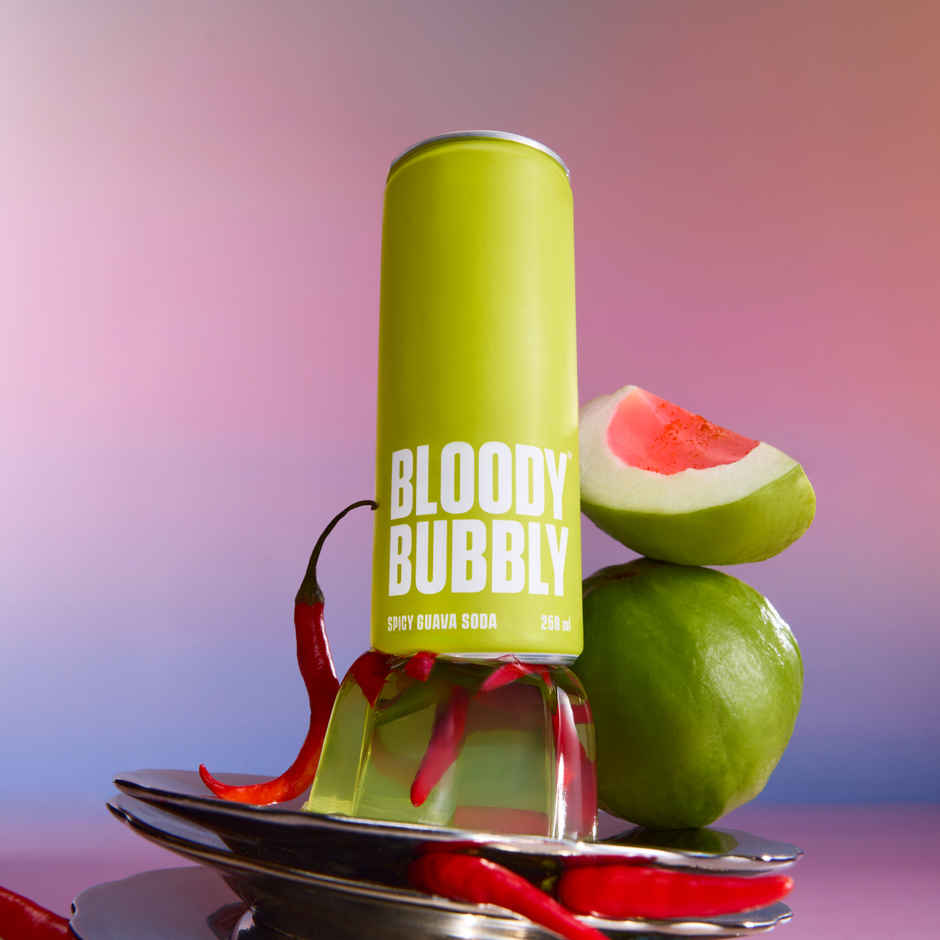 Bloody Bubbly Berry Masala Soda (250ml) & Bloody Bubbly Cranberry Soda (250ml) & Bloody Bubbly Spicy Guava Soda (250ml) & Bloody Bubbly Grapefruit Soda (250ml) & Bloody Bubbly Cream Soda (250ml) & Bloody Bubbly Lemon Soda (250ml) Combo