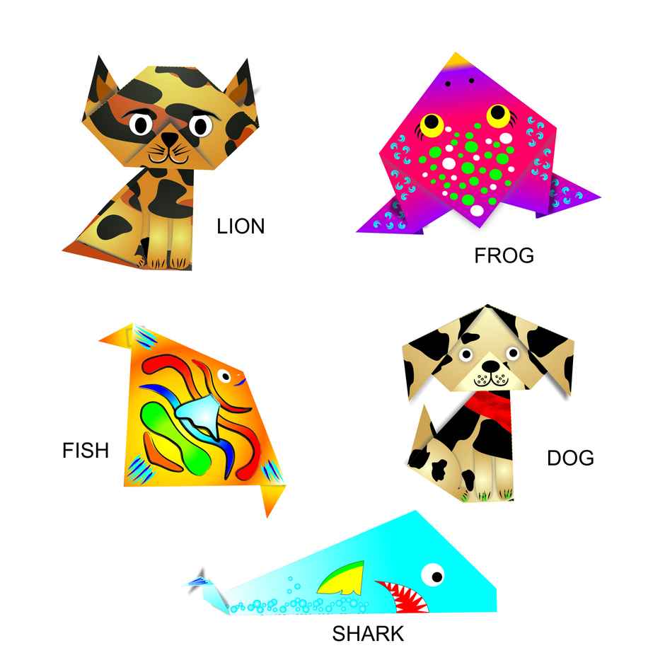 Ratna's Origami Animal | Assorted