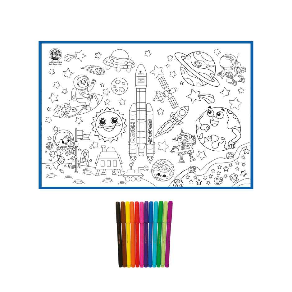 Ratna's My Colouring Mat Chandrayaan