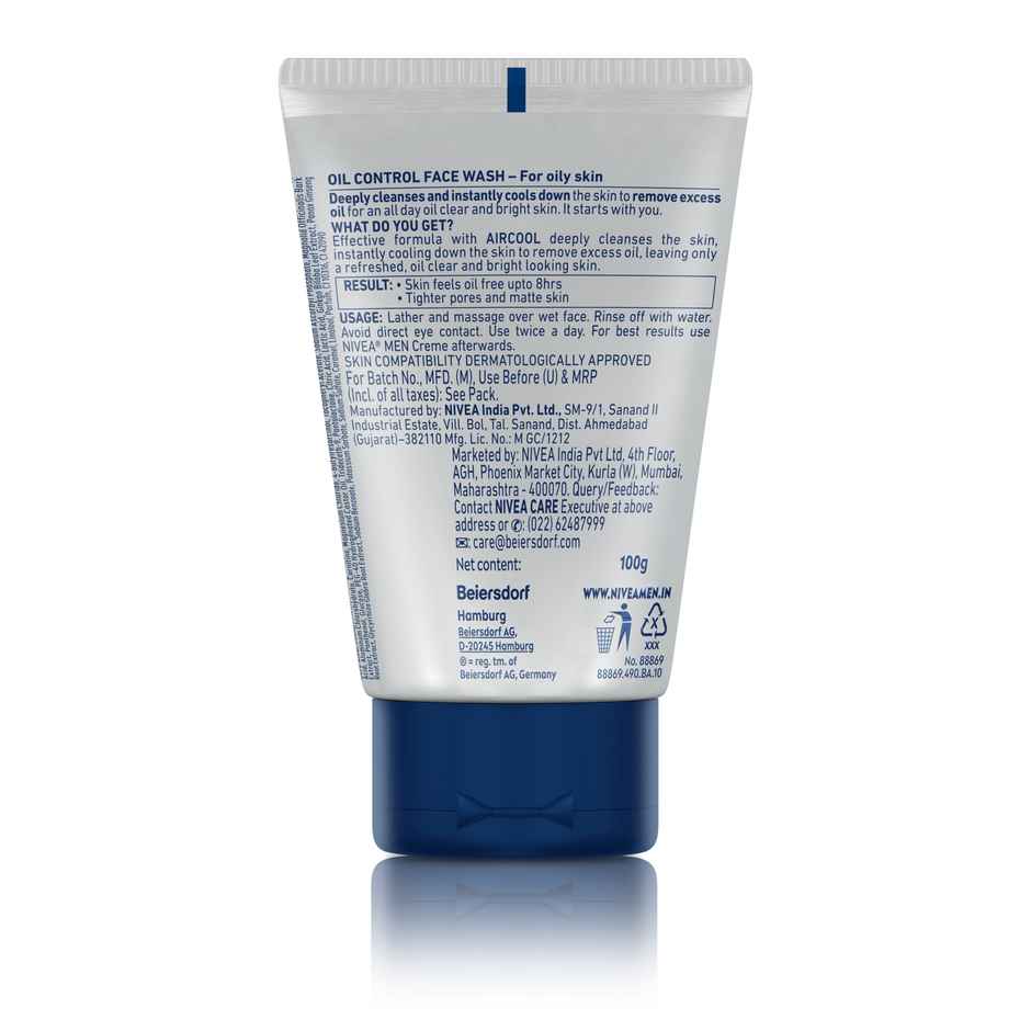 Nivea Men Face Wash for Oily Skin Oil Control