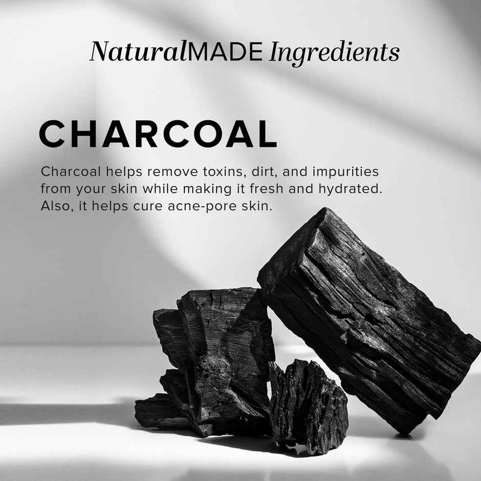 Khadi Natural Charcoal Soap For Deep Cleansing And Purifying