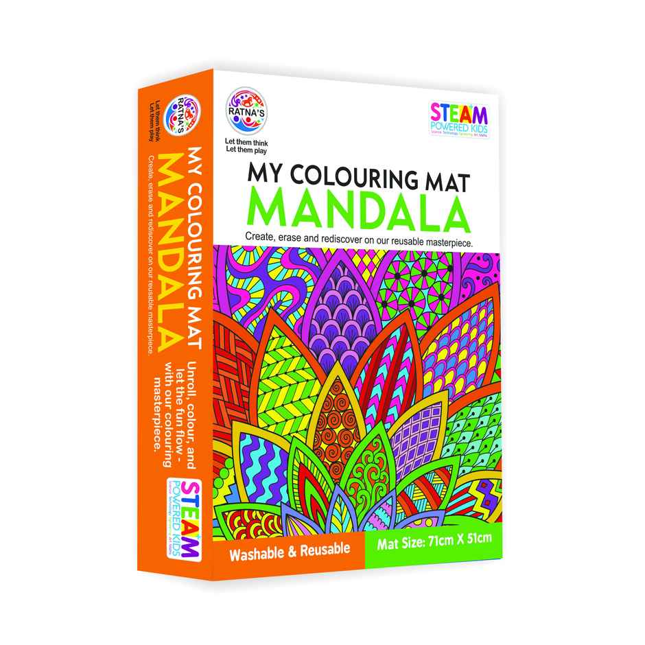 Ratna's My Colouring Mat Mandala | Assorted